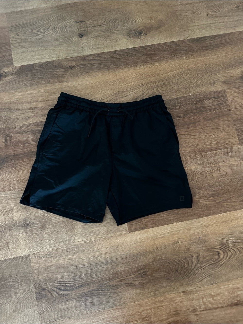 Layer 8 Men's Black Athletic Drawstring Shorts Size Large